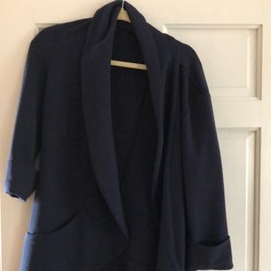 Navy blazer like cardigan-purchased from Poshmark